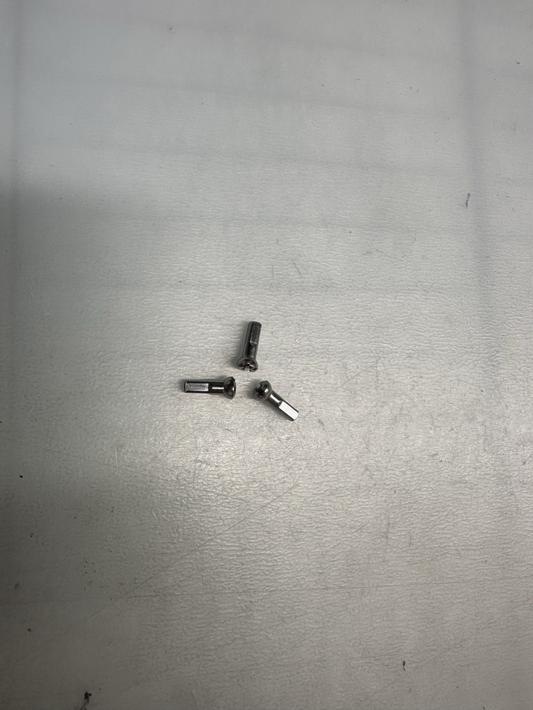 Nippel 13G 14mm Vernikkeld